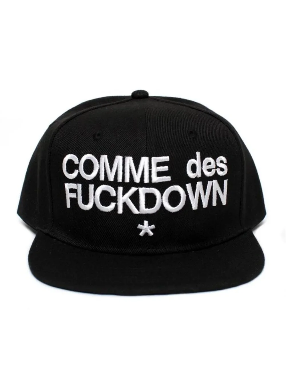 Vintage SSUR Comme Des Fuckdown Snapback Hat Black Streetwear Cap Archive New